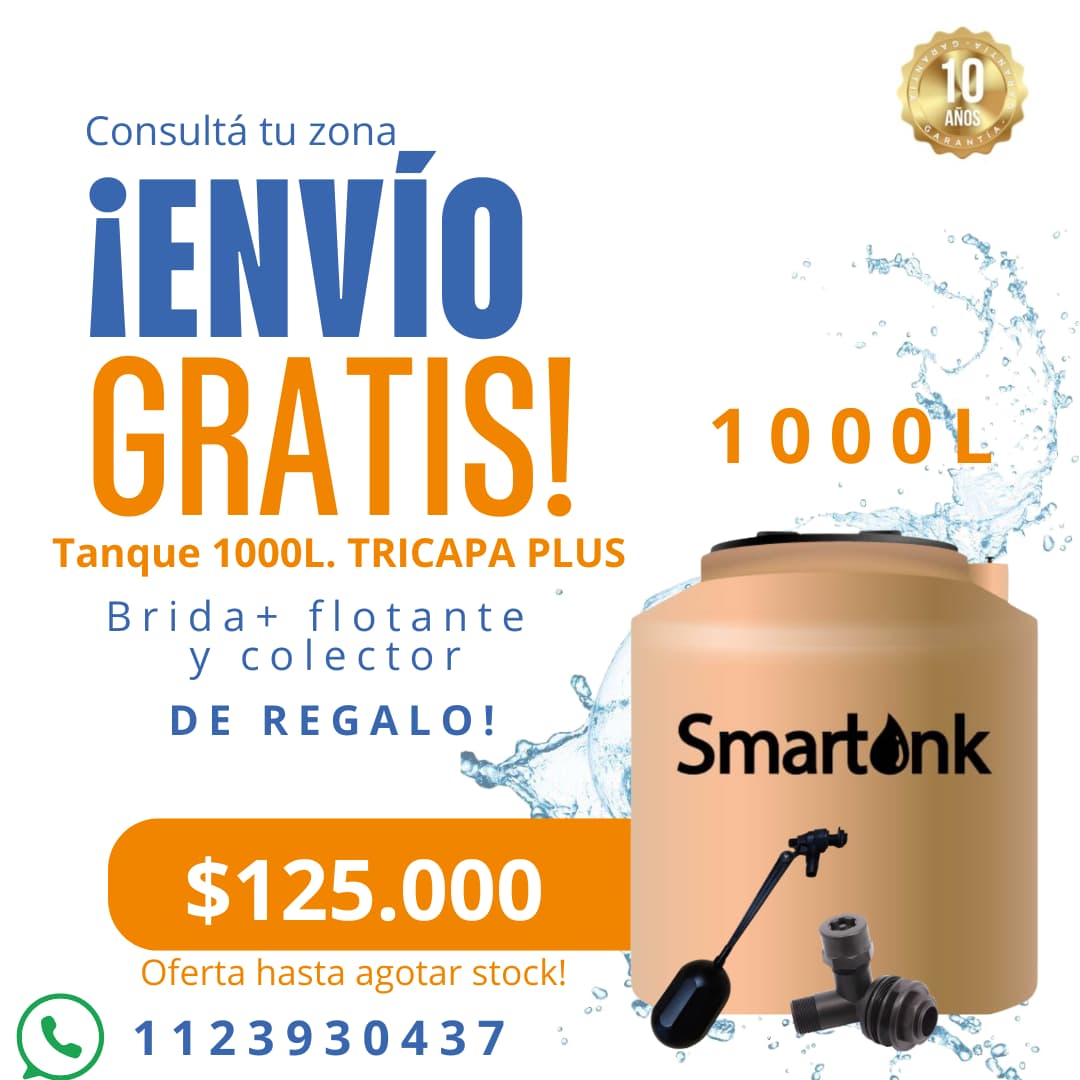 Promoción Tanque 1000L