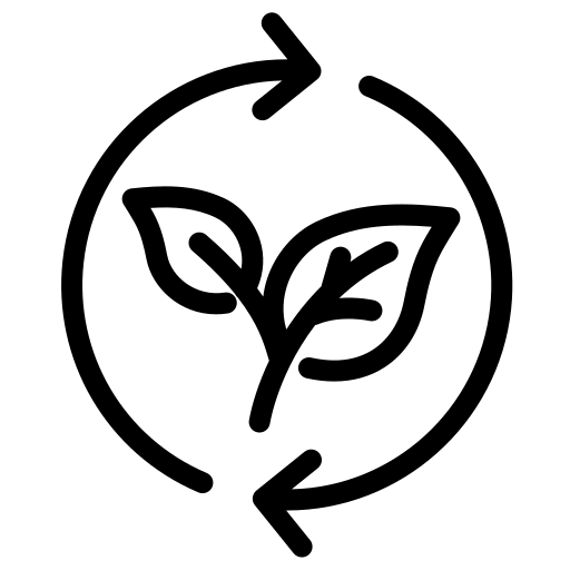 Icono de solución ecológica