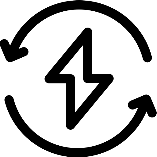 Icono de energía renovable
